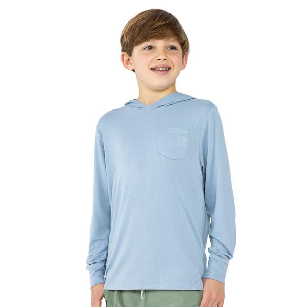 Free Fly Bamboo Shade Hoodie - Cays Blue