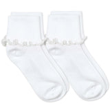Little Girls Ripple Edge Socks