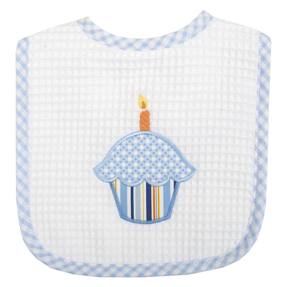 3 Martha Cupcake Birthday Bib