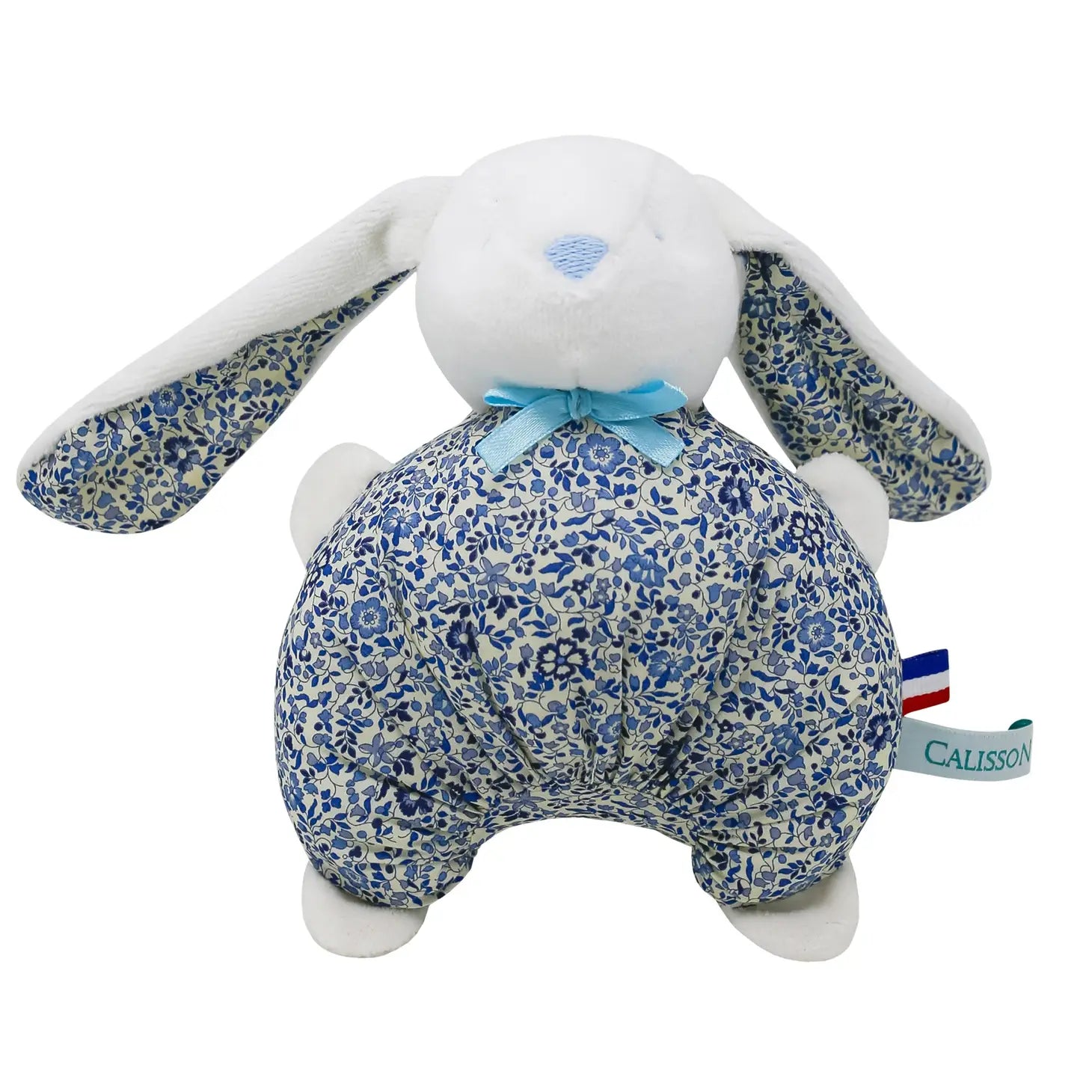 Calisson Little Royals Bunny Rattle - Blue Liberty