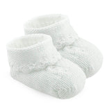 Cable Knit Baby Booties