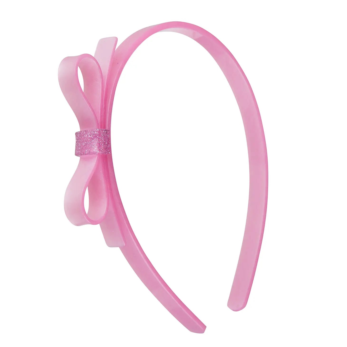 Lilies & Roses Bow Tie Light Pink Headband