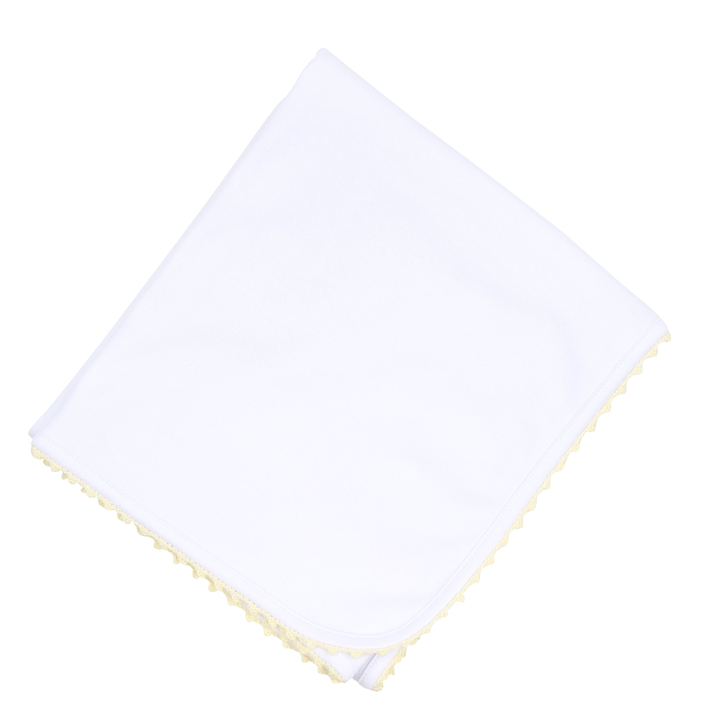 Magnolia Baby Baby Joy Embroidered Receiving Blanket - Yellow