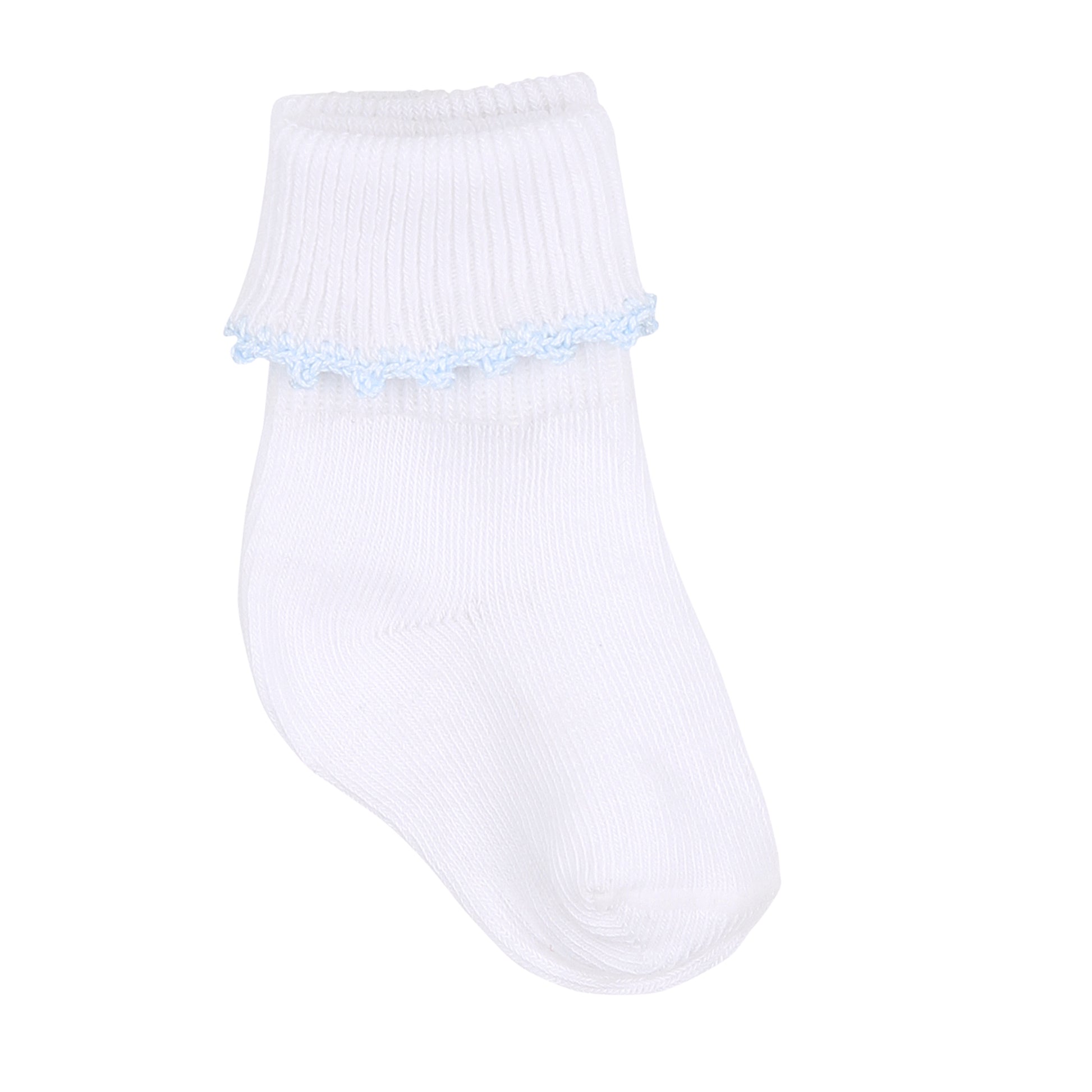 Magnolia Baby Baby Joy Embroidered Socks - Blue