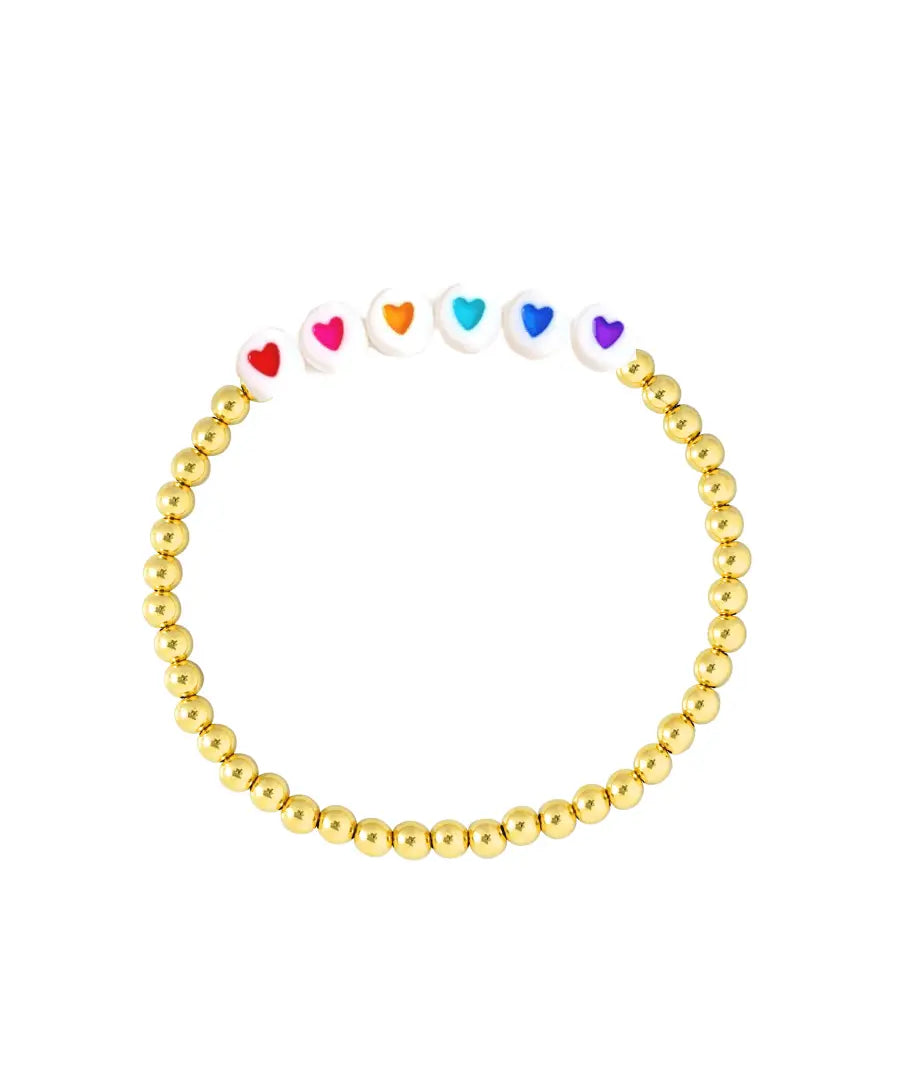 LeMel Kid Rainbow Hope Stretch Bracelet