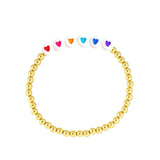 LeMel Kid Rainbow Hope Stretch Bracelet