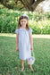 Kate Girls' Woven Pima Cotton Dress - Light Blue Box Plaid