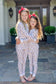 Lila and Hayes Alden Girls' Pima Cotton Pajama Pant Set - Christmas Pups