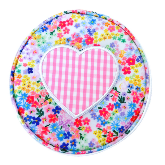 TRVL Applique Heart  Roundup - Meadow Floral