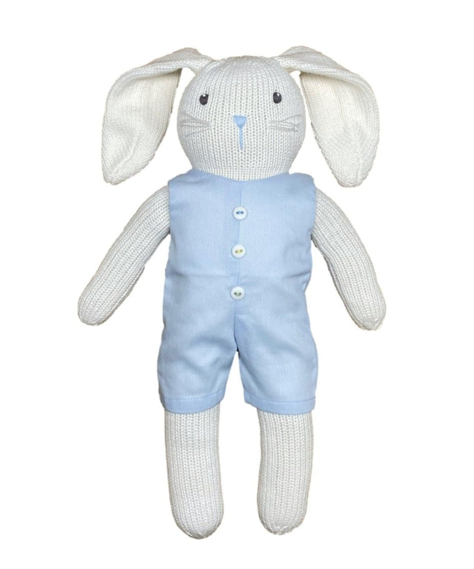Zubels Knit Bunny in Blue Jon Jon