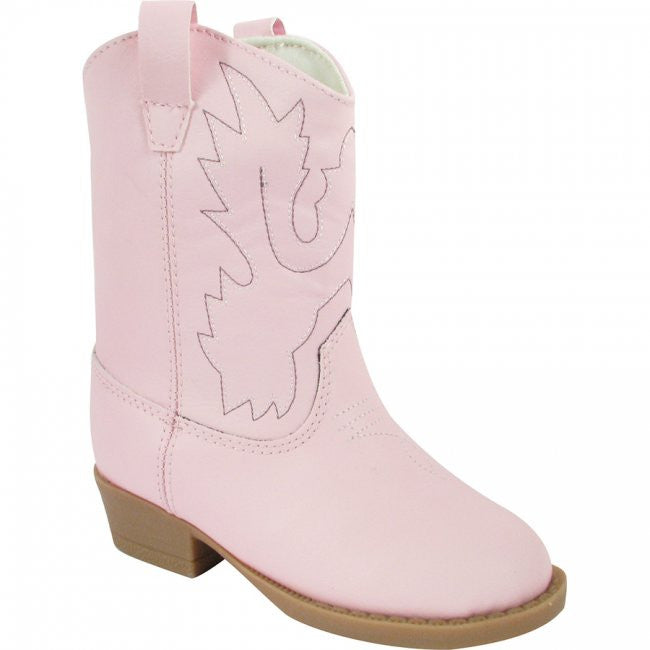 Pink Children's Cowboy Boots Baby Deer Jojo Mommy Dallas