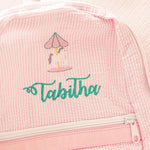 Carousel Horse Monogram Backpack