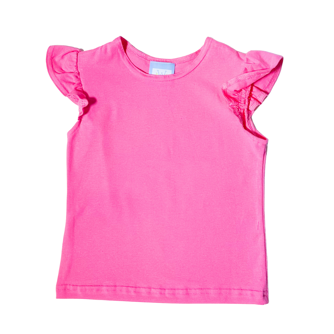 Hot Pink Angel Sleeve Tee Shirt by Funtasia Too.