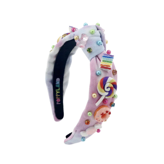 "Sweet Tooth" Knot Headband made by Poppyland.