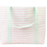Apple Of My Isla The Summer Bag- Pink and Green 