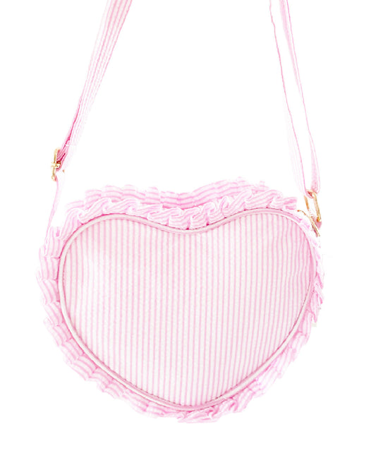 CE CE Co Heart Purse with Pearl Handle