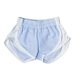 Athletic Shorts - Blue Stripe with White Sides