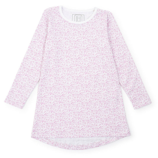 Berkeley Girls' Pima Cotton Shirt Dress - Pretty Pink Blooms