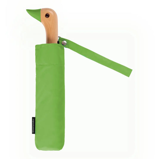 Original Duckhead Green Compact Eco-Friendly Wind Resistant Umbrella