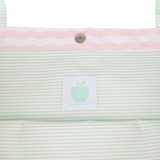 Apple Of My Isla The Summer Bag- Pink and Green 