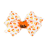 Extra Small Halloween Bow with Center