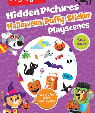 Highlights Hidden Pictures Halloween Puffy Playscenes