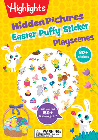 Highlights Easter Hidden Pictures Puffy Sticker Playscenes