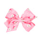 Pink Santa Christmas Bow