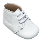 White Leather Baby Bootie Elephantito