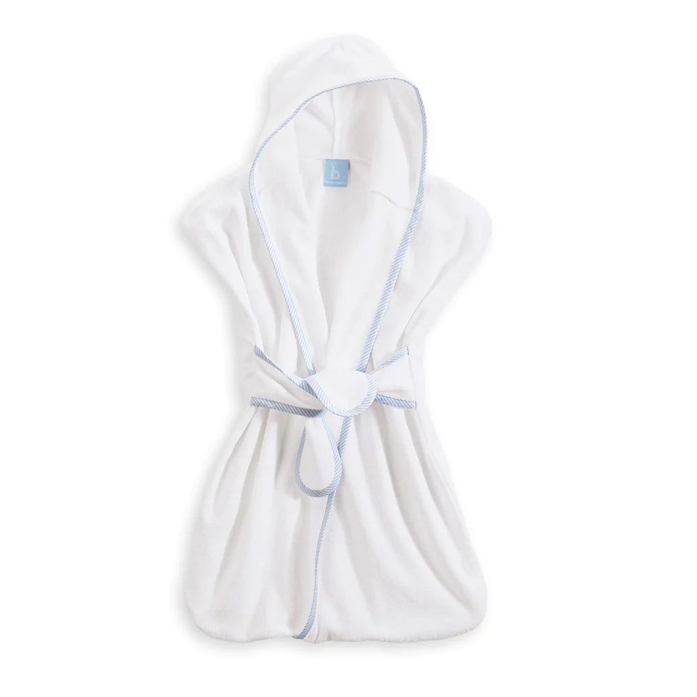 Bliss Hooded Terry Bath Sac - Blue