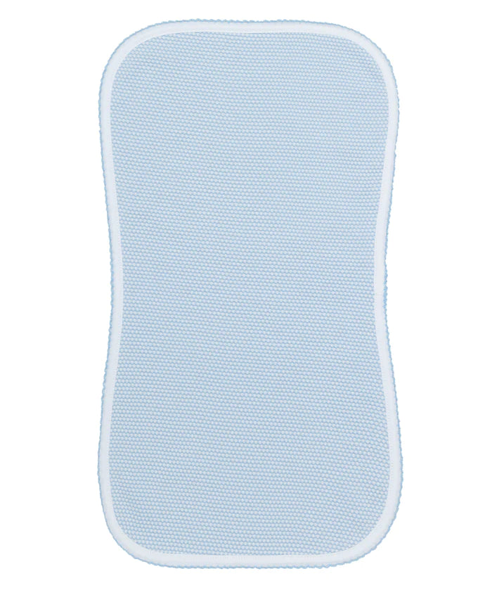 Bubble Baby Burp Cloth - Blue