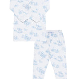 Nellapima Blue Teddy Bear Toile Pajamas