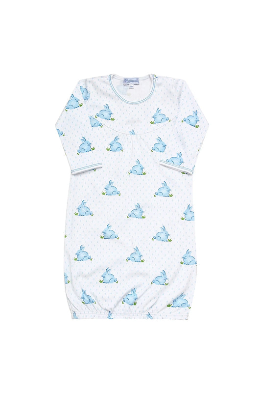  Nellapima Bunny Baby Gown - Blue
