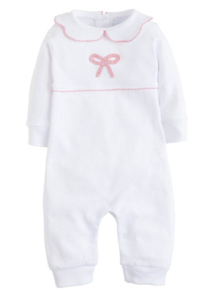 Little English Bow Crochet Playsuit Jojo Mommy Dallas