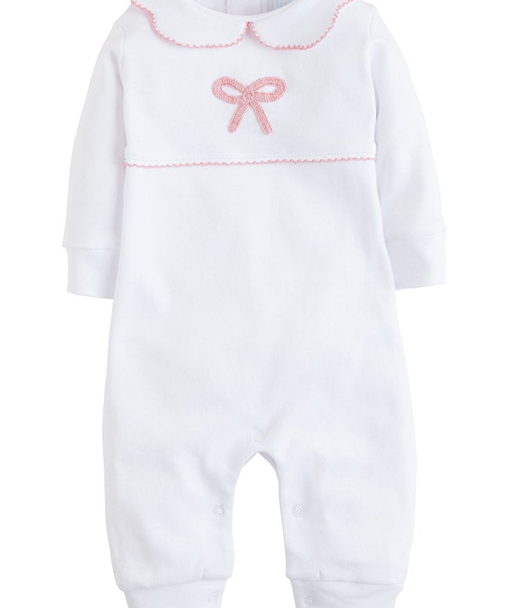 Little English Bow Crochet Playsuit Jojo Mommy Dallas