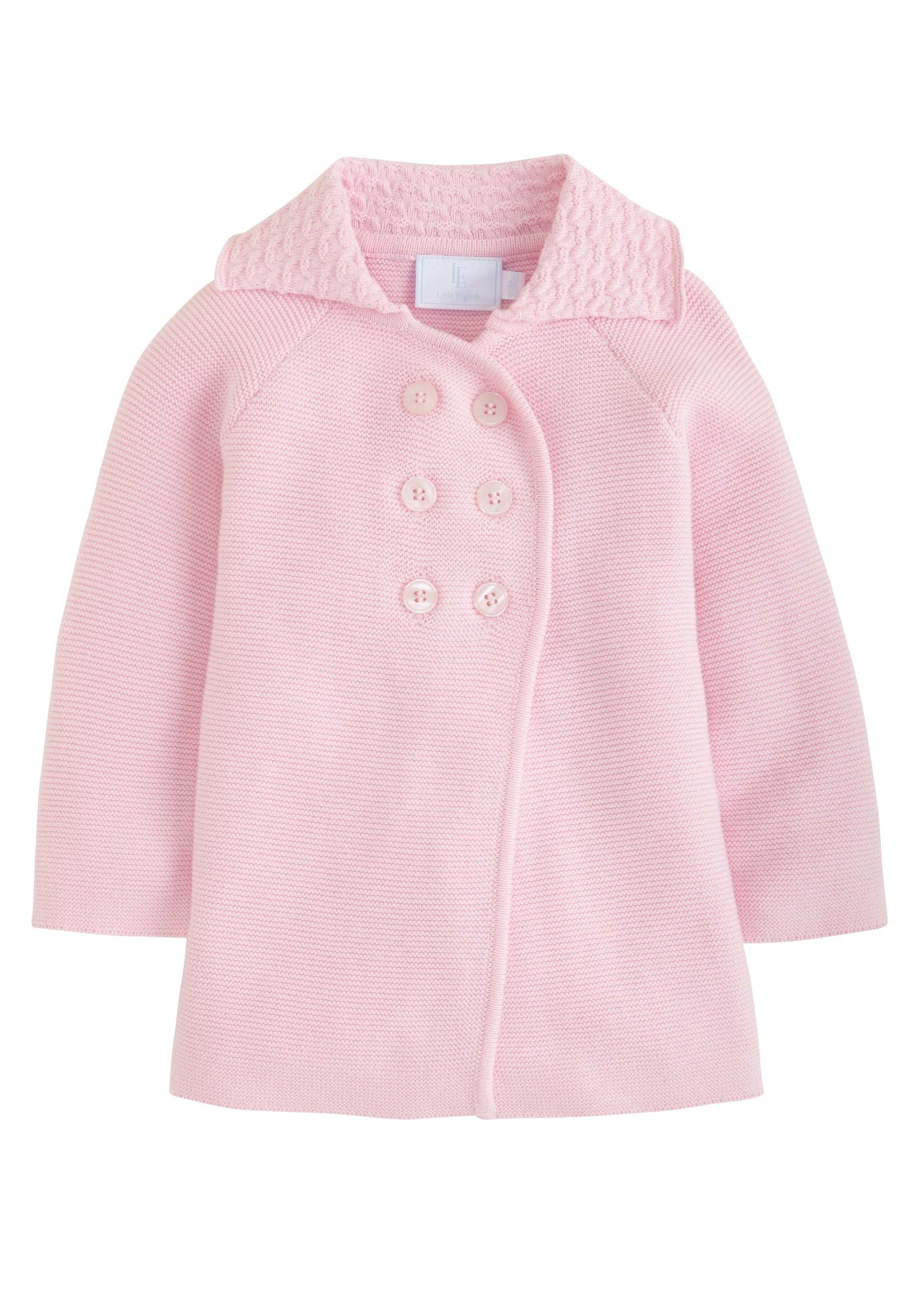 Little English Car Coat - Light Pink