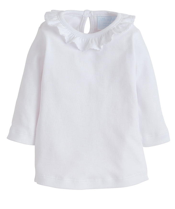 Little English Caroline Knit Blouse - White