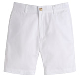 Little English Youth Classic Short - White Twill