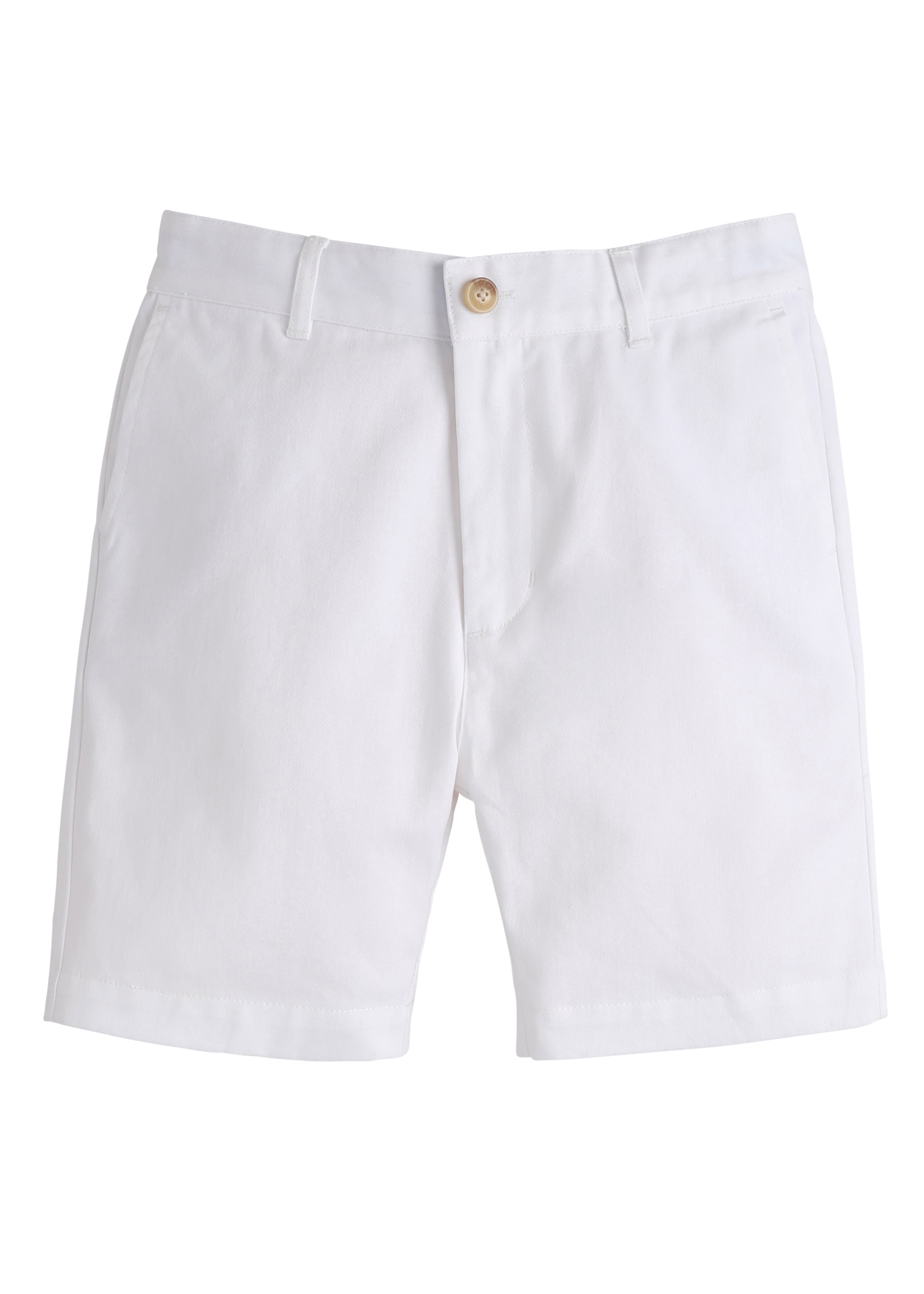 Little English Youth Classic Short - White Twill