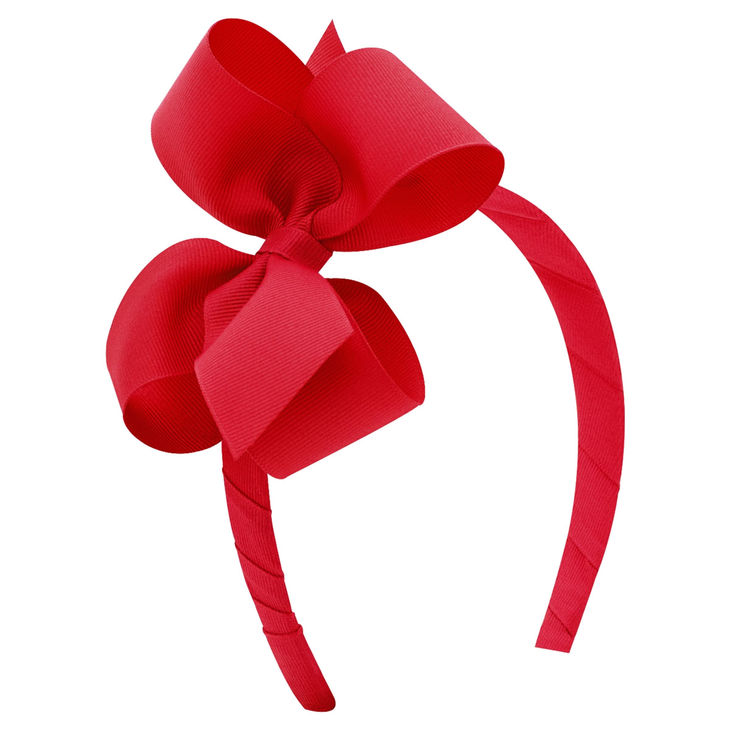 Red Grosgrain Headband Wee Ones JoJo Mommy Dallas
