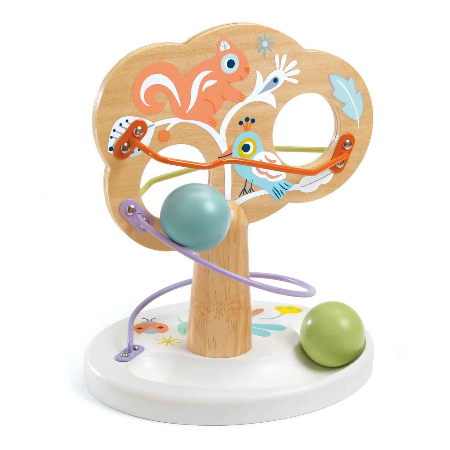 DJECO BabyTree Wooden Ball Track