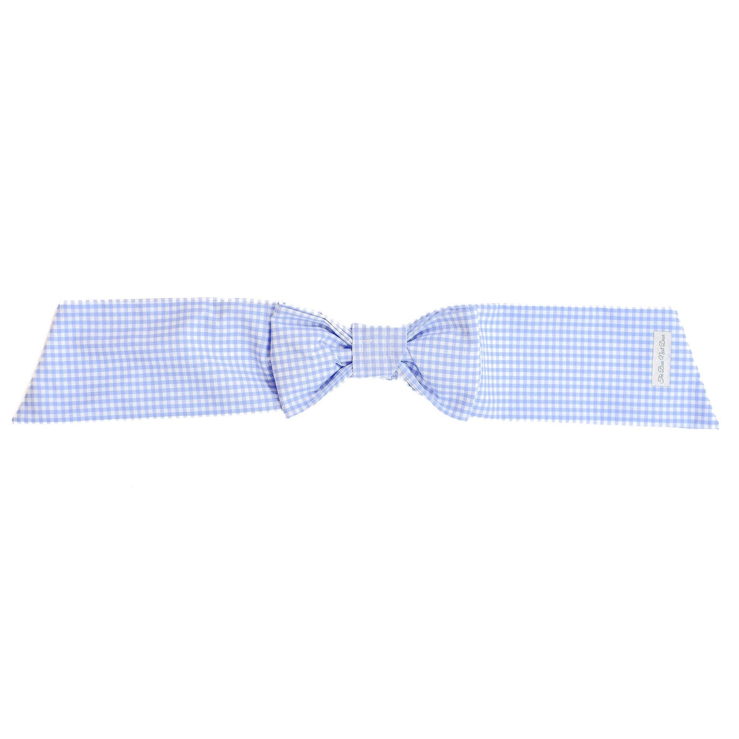 The Bow Next Door Blue Gingham Easter Basket Bow
