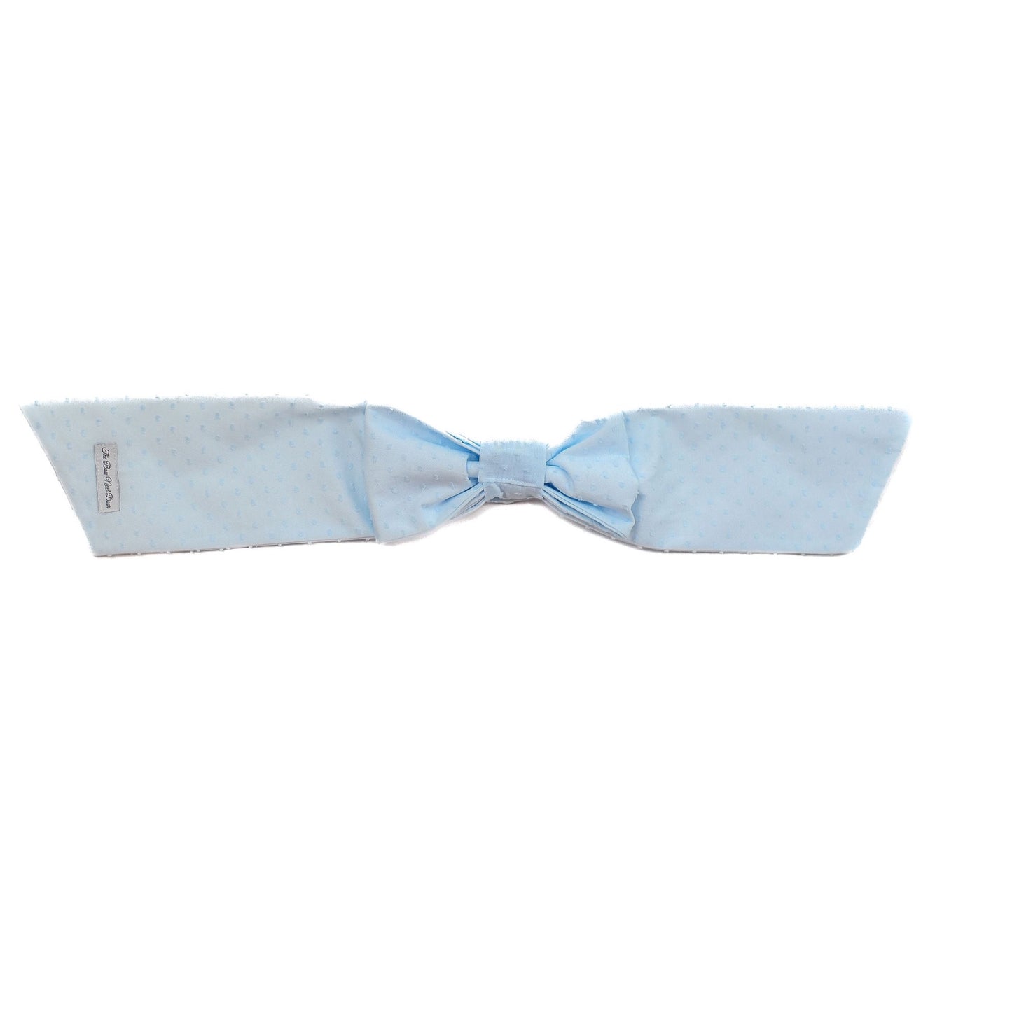 The Bow Next Door Blue Dotted Swiss Easter Bow