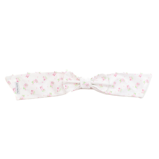 The Bow Next Door Pink Floral Easter Basket Bow