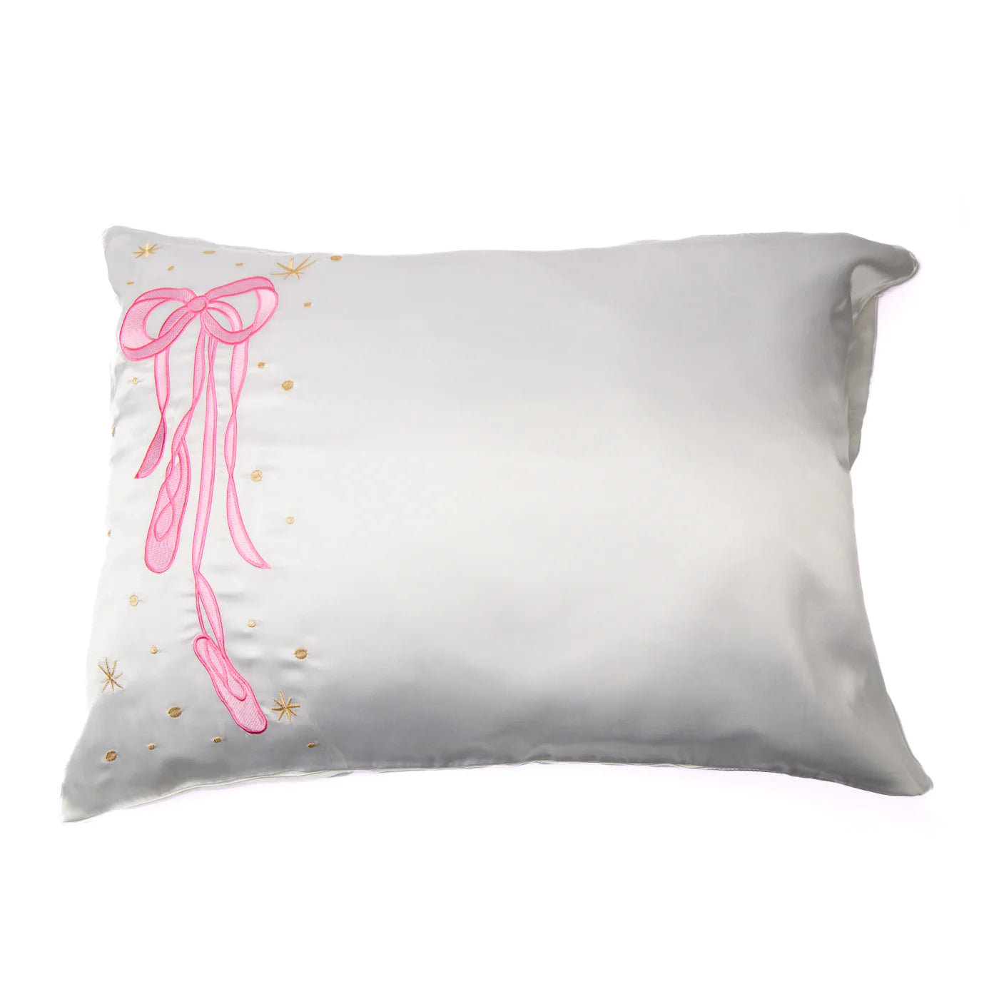 Over the Moon Ballet Satin Pillowcase
