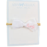 Winn and William Custom Baby Headband Bow
