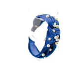 Bari Lynn Knot Headband with Pearls