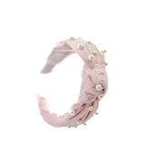 Knot Headbands with White Pearls