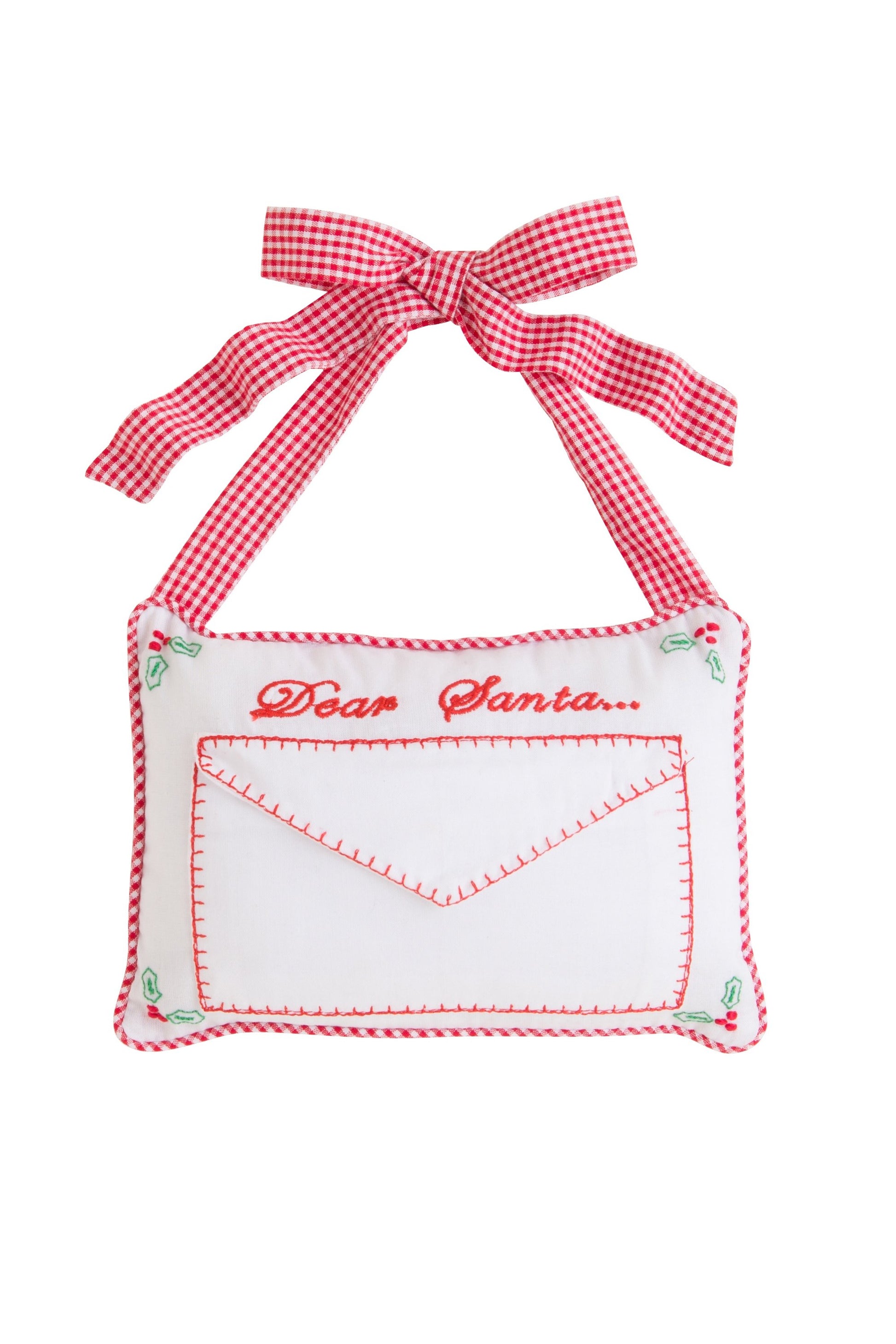 Little English Dear Santa Door Pillow