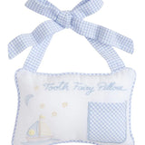 tooth fairy door pillow for boys made by little English.